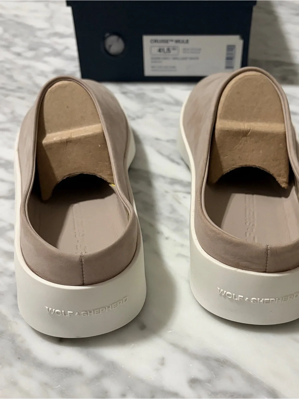 Wolf and Shepherd Cruise Mule shoes